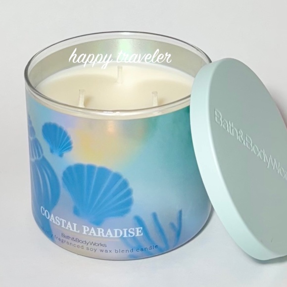 COASTAL PARADISE 3 Wick Candle - Picture 2 of 3